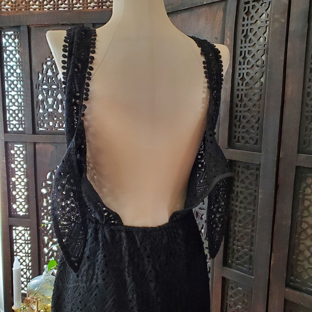 Black romper cover up NWT - Picture 4 of 10